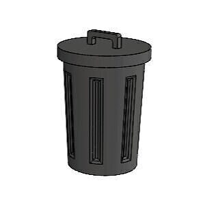 Garbage Can 3D print model