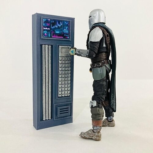 Sci Fi Computer Console 3D print model