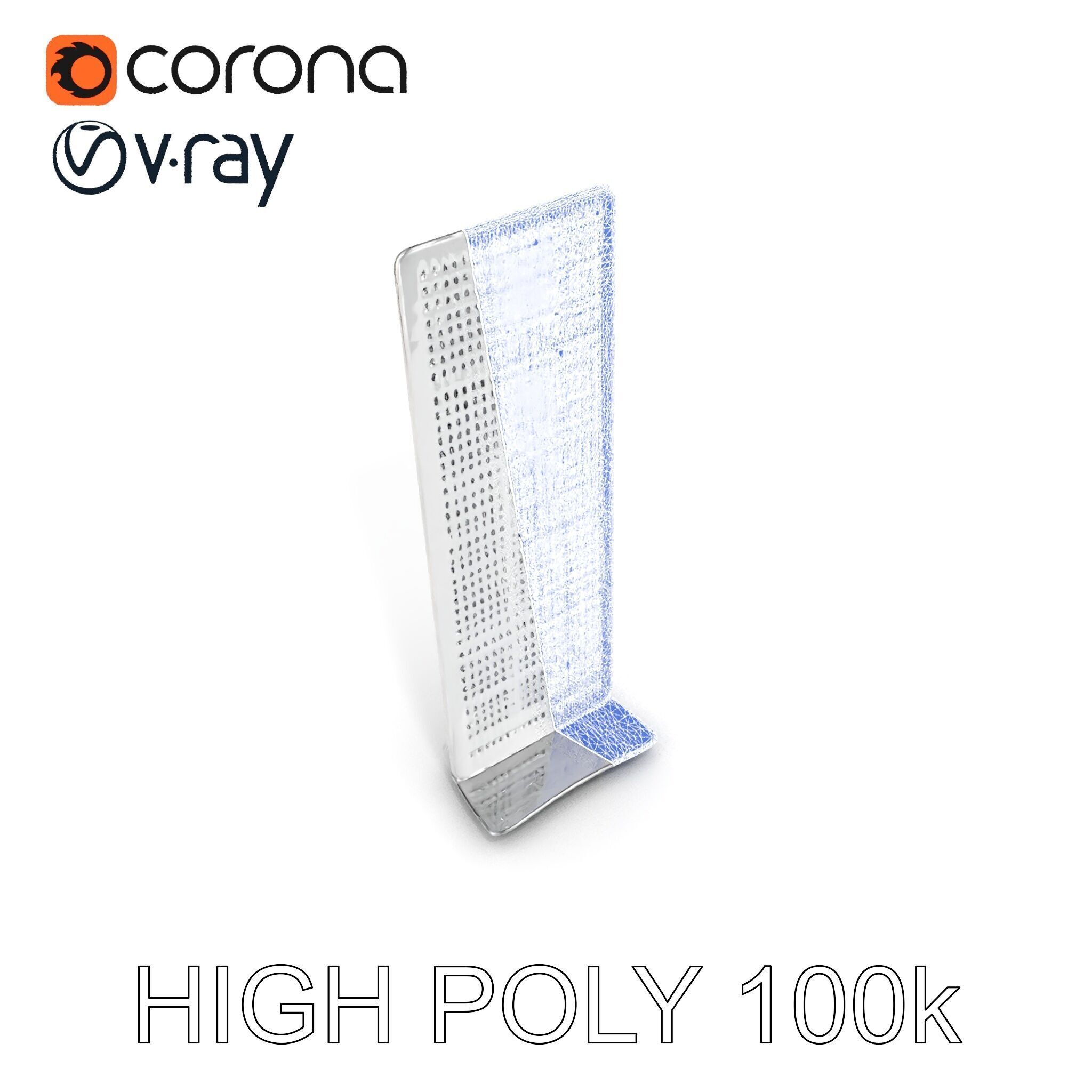 Modern Ventilation Panel D Model Pack for Architectural Design Low-poly 3D model_19