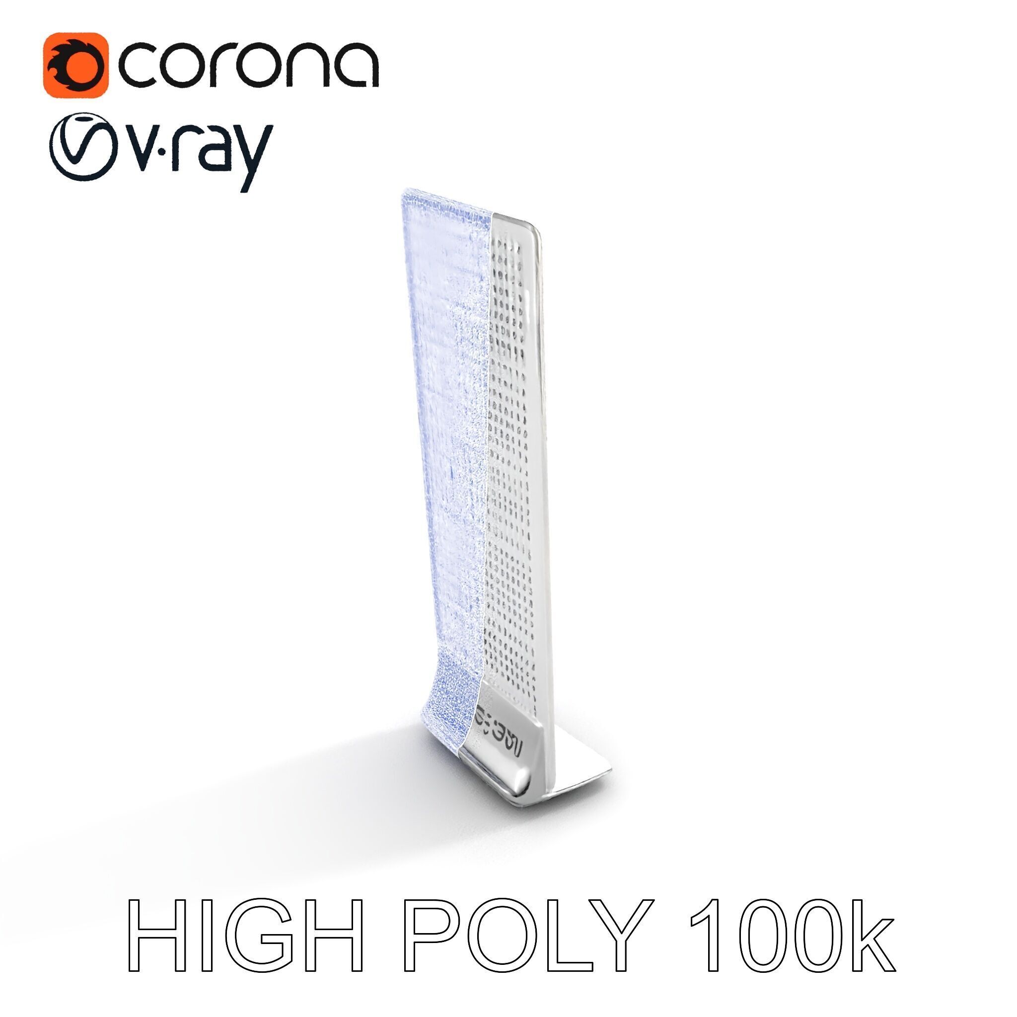 Modern Ventilation Panel D Model Pack for Architectural Design Low-poly 3D model_28