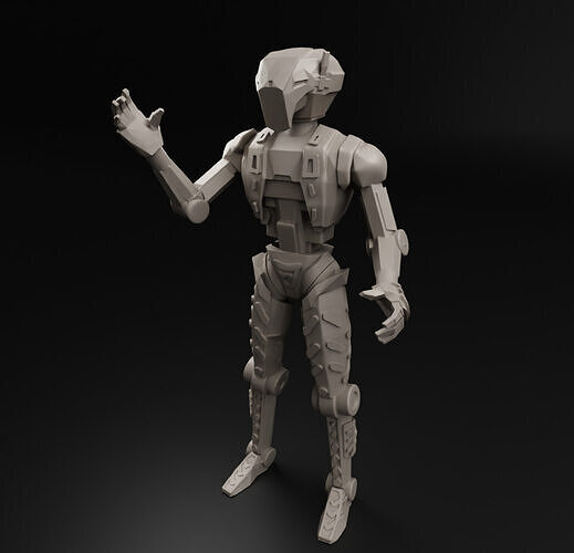 HK-47 Assassin Droid 3D print model