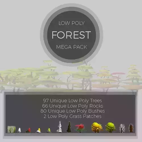 Low Poly Forest - Mega Pack 