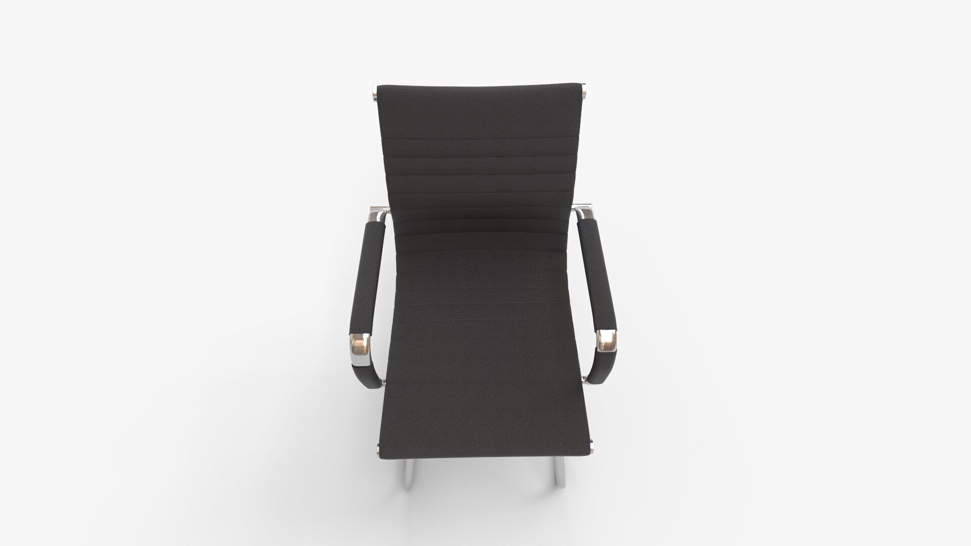 FIXED VISITOR CHAIR 3D model_7
