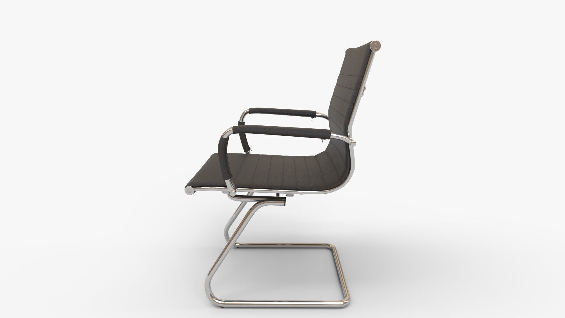 FIXED VISITOR CHAIR 3D model_5
