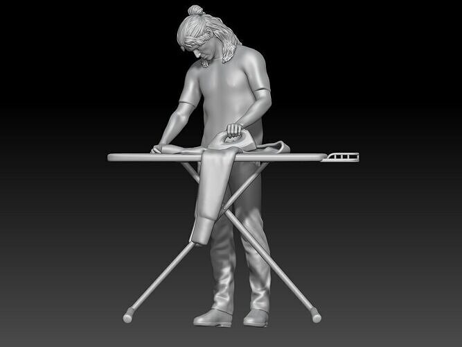 self-service laundry boy 2 3D print model