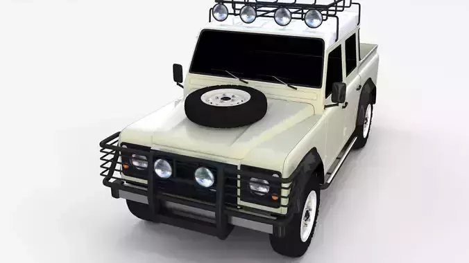 Land Rover Defender 110 Double Cab Pick Up rev