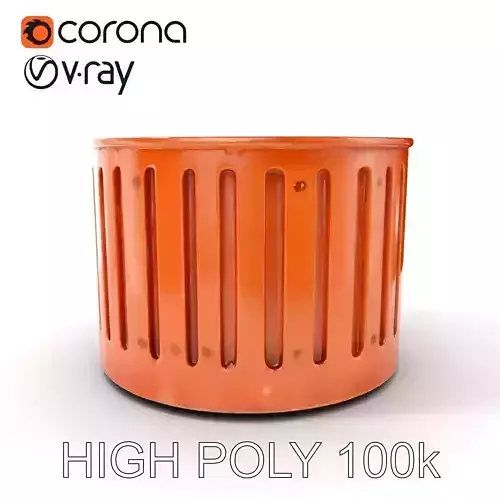 Round Industrial Drum Model Pack  High Quality Asset