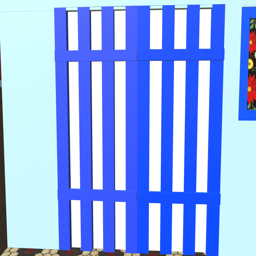 Stylized High-Poly Rooftop House - Detailed 3D Model Low-poly 3D model_3