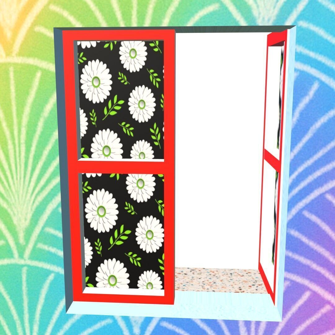 Stylized High-Poly Rooftop House - Detailed 3D Model Low-poly 3D model_16