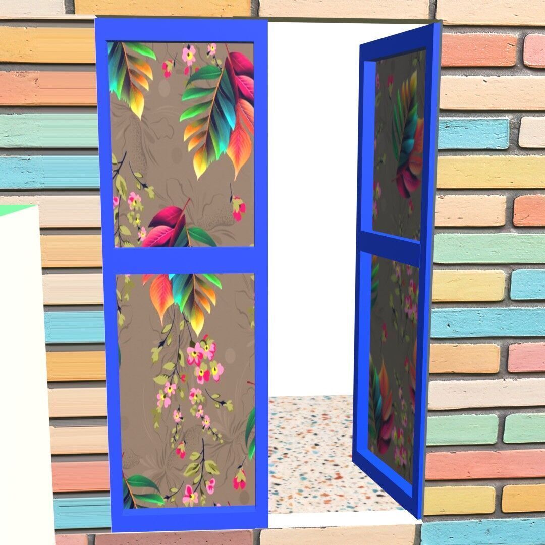 Stylized High-Poly Rooftop House - Detailed 3D Model Low-poly 3D model_21