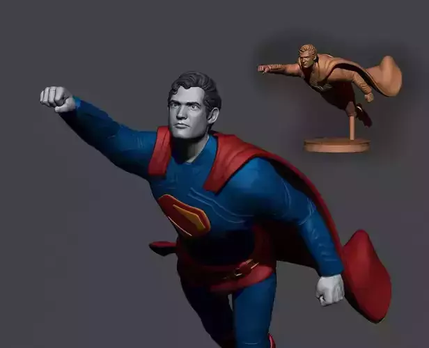 Superman 2025 Flying Pose