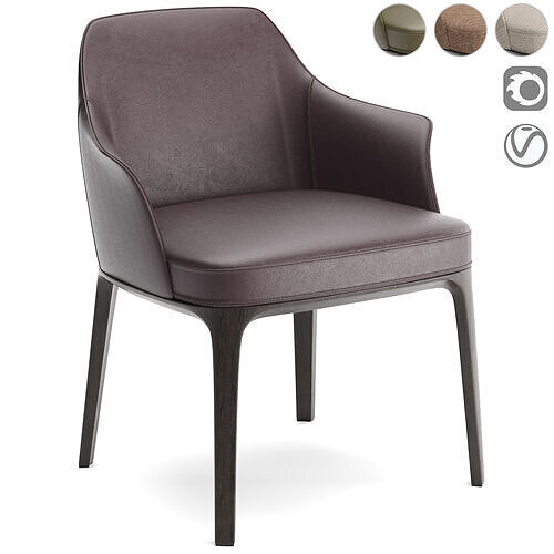 Sophie Poliform Chair 3D model