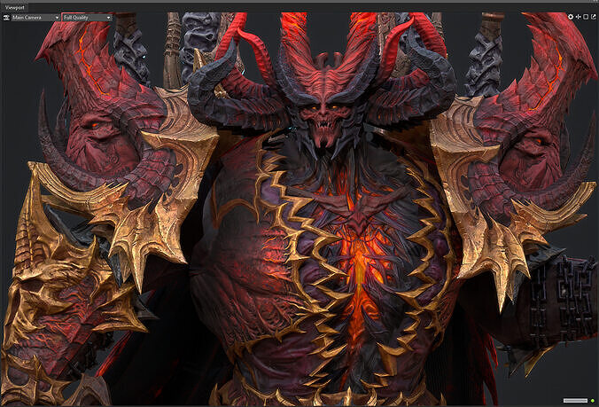 south of hell Low-poly 3D model