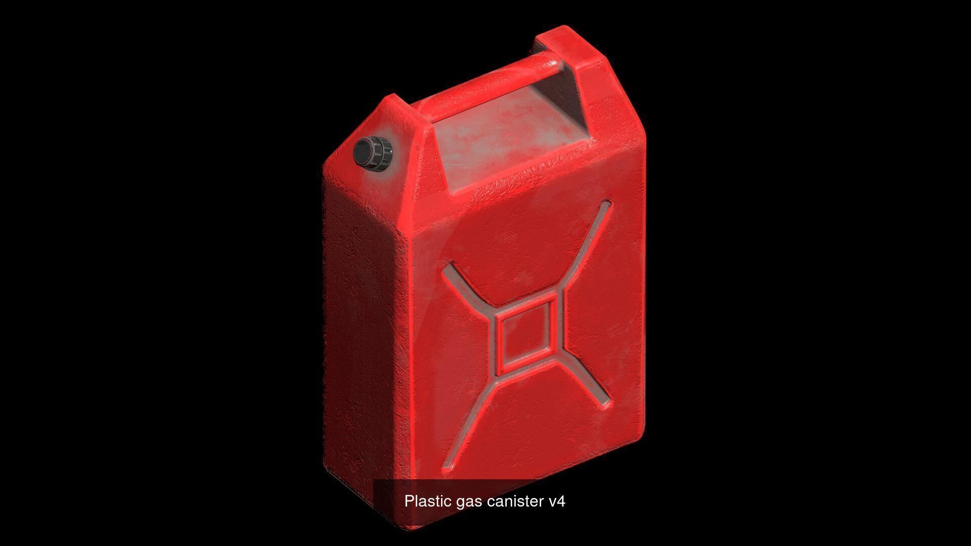 Gas canisters set 3D Model Collection_4