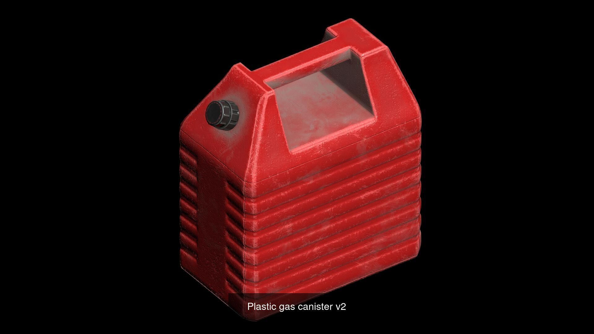 Gas canisters set 3D Model Collection_2