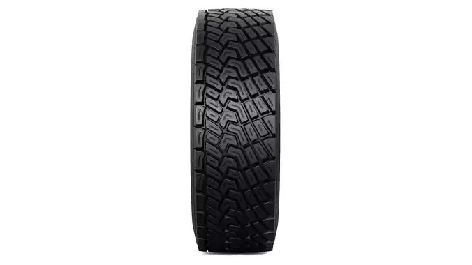 Offroad Car Wheel 2 3D model 4