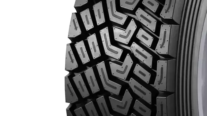 Offroad Car Wheel 2 3D model 6