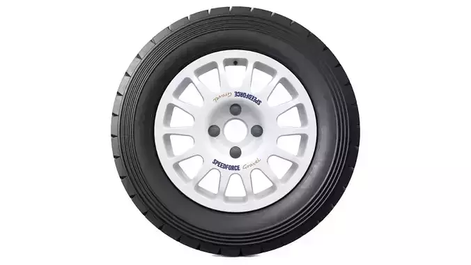 Offroad Car Wheel 2 3D model 2