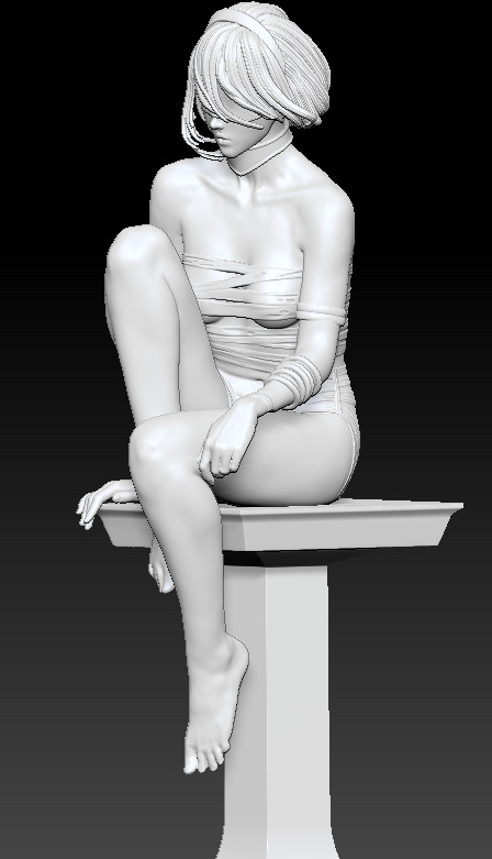 2B Le silence en veille 3D print model_2