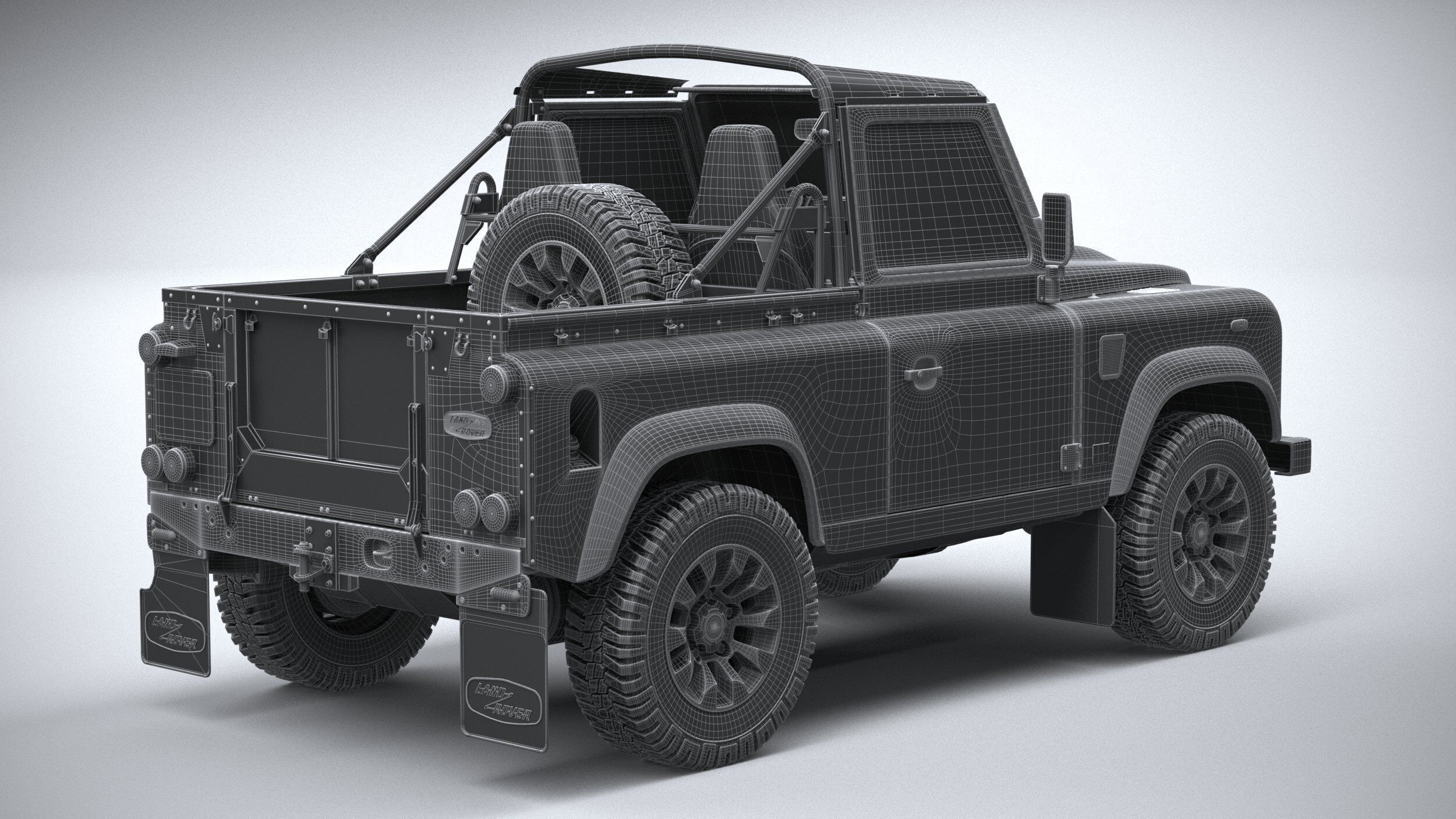 Land Rover Defender Classic V8 Soft Top 2025 3D model | CGTrader