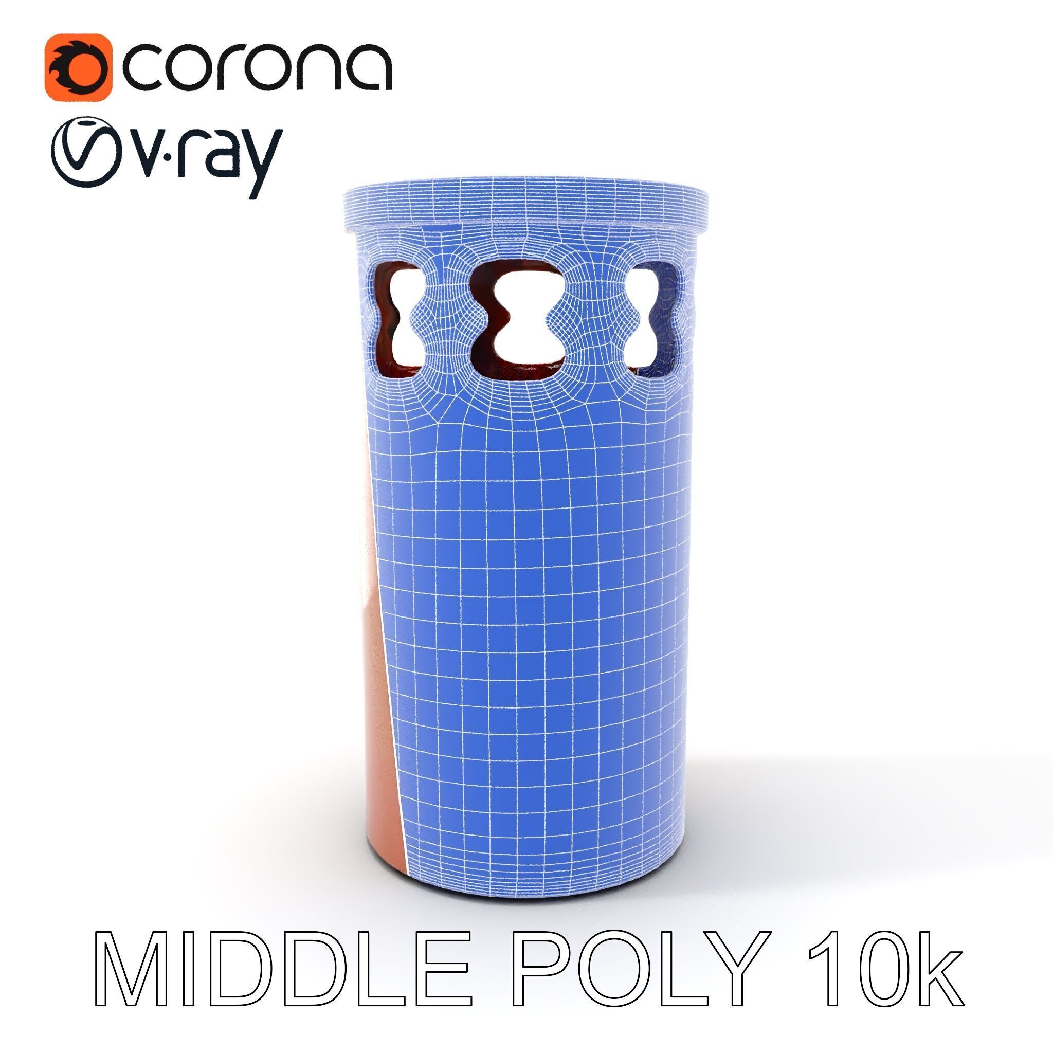 Decorative Chimney Pipe Model Pack Low-poly 3D model_19
