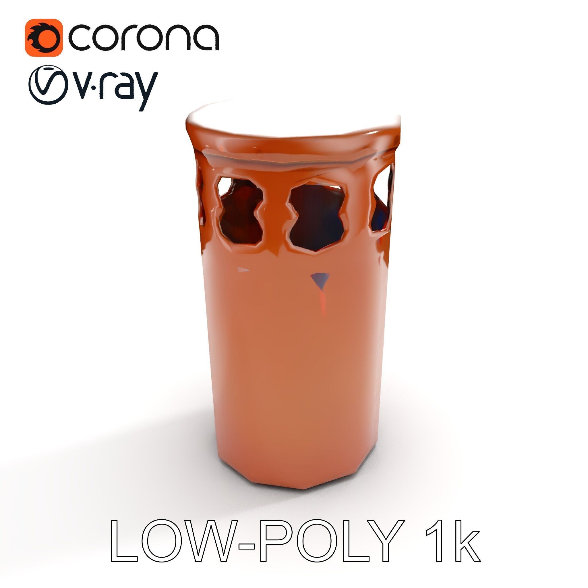 Decorative Chimney Pipe Model Pack Low-poly 3D model_9