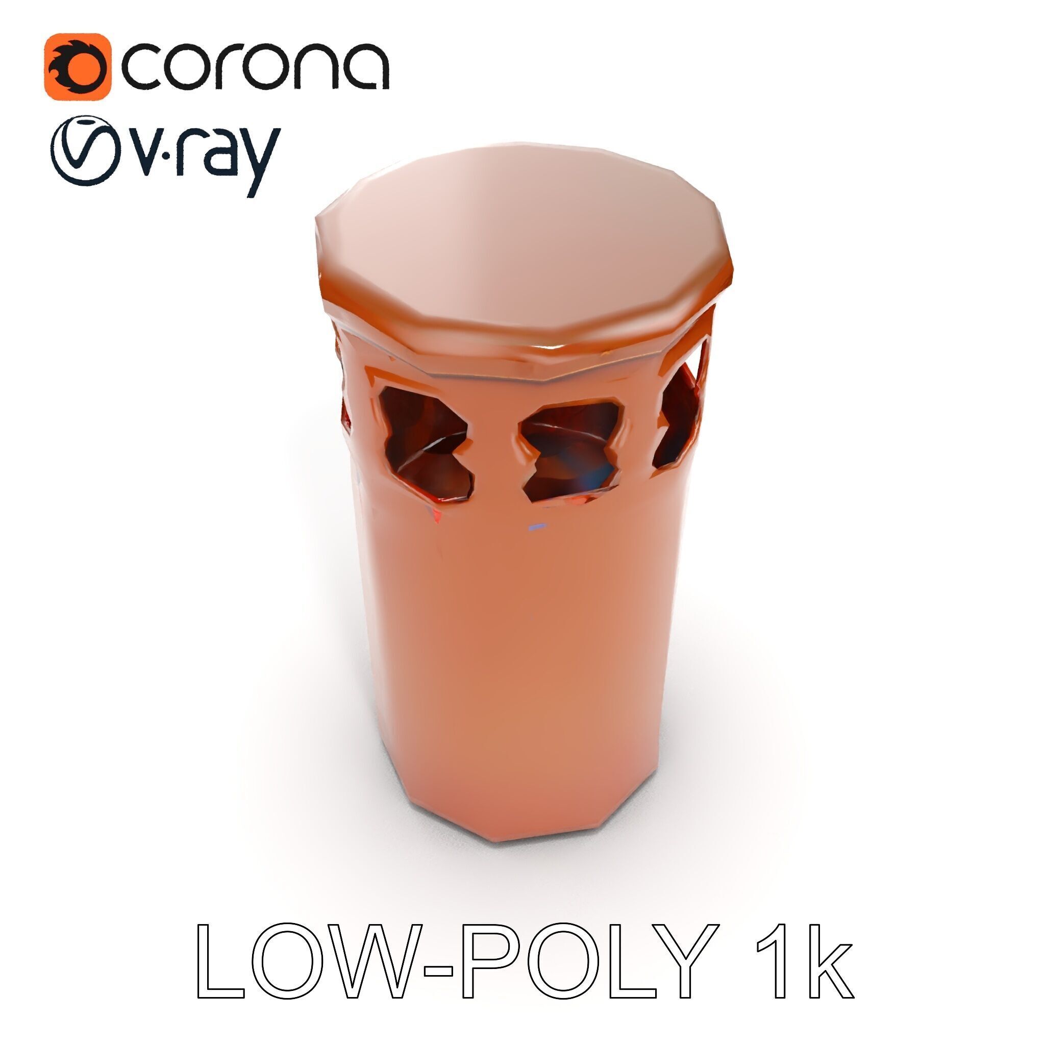 Decorative Chimney Pipe Model Pack Low-poly 3D model_25