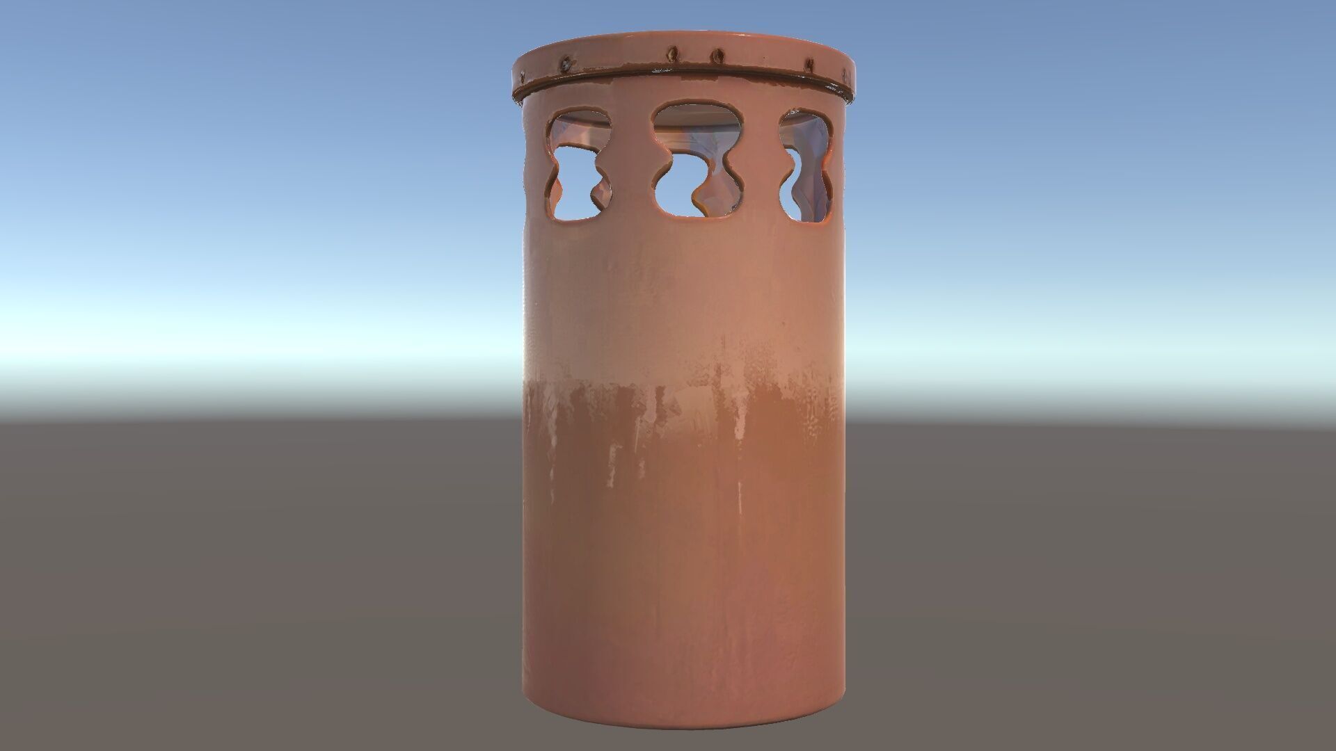 Decorative Chimney Pipe Model Pack Low-poly 3D model_33