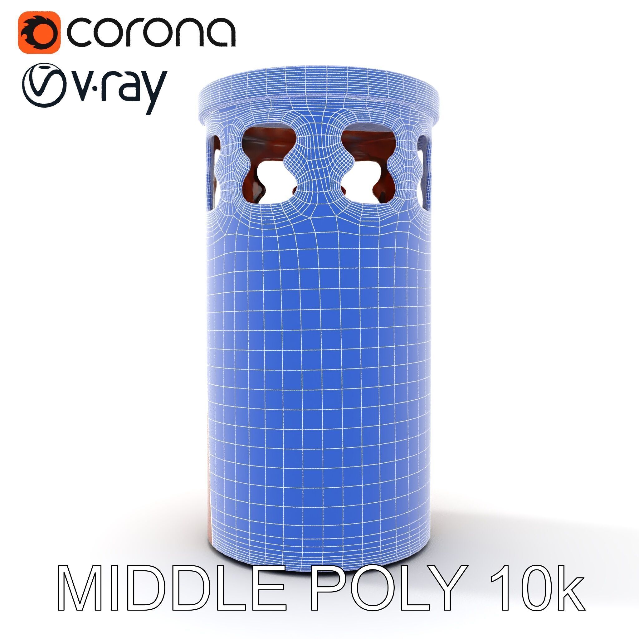 Decorative Chimney Pipe Model Pack Low-poly 3D model_21