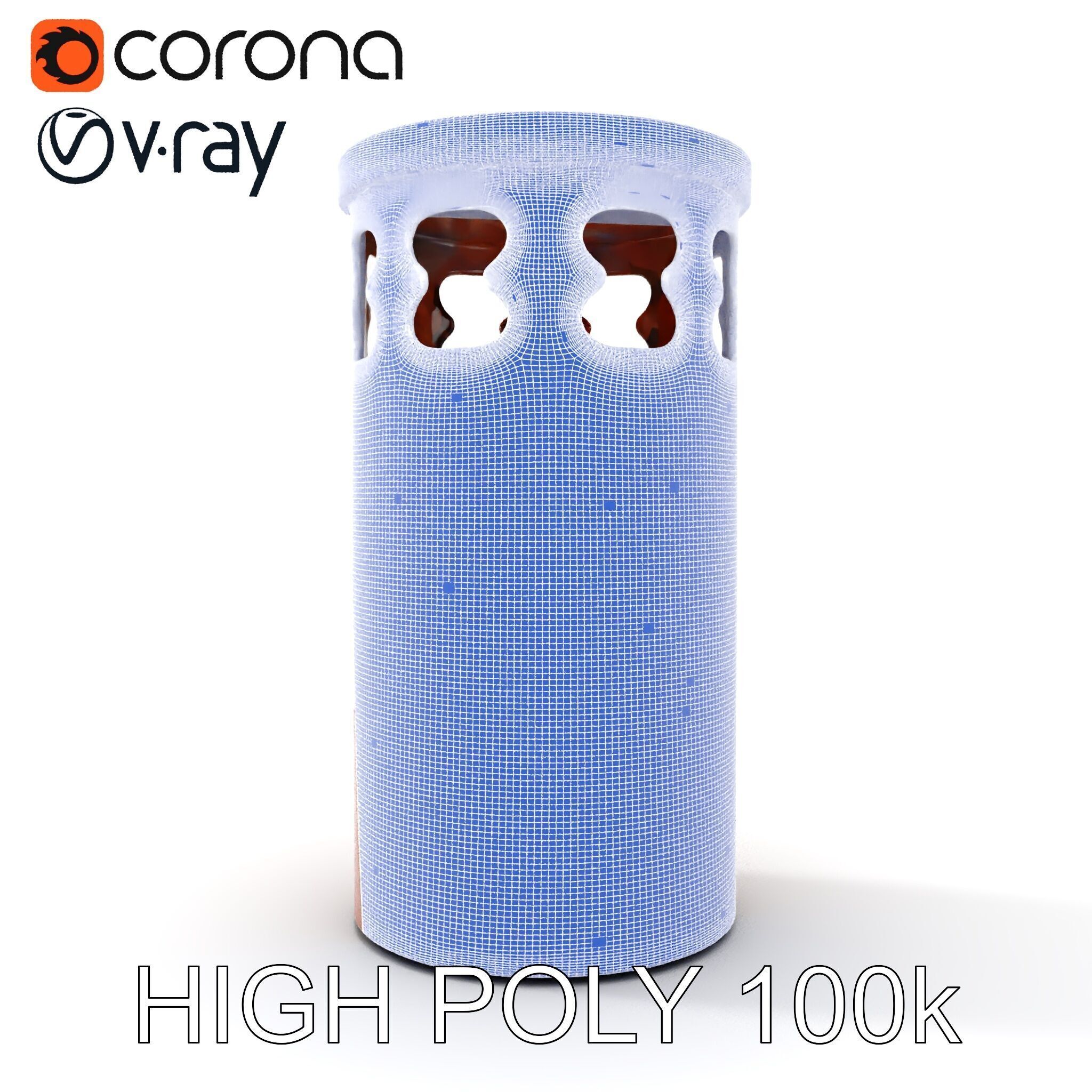 Decorative Chimney Pipe Model Pack Low-poly 3D model_32