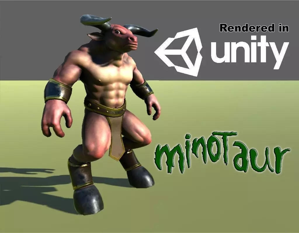 The Minotaur v1 Low-poly 3D model