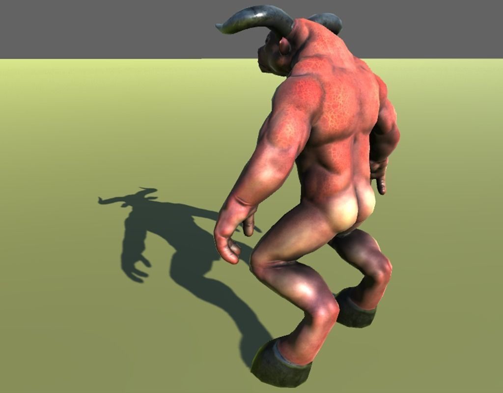 The Minotaur v1 Low-poly 3D model_8