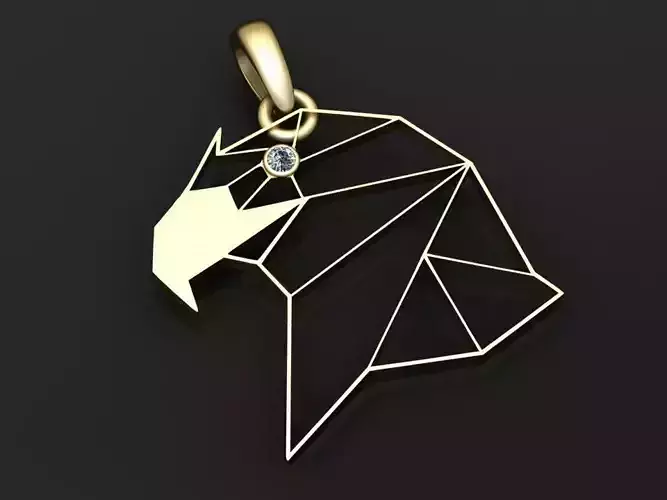 pendant Low poly 