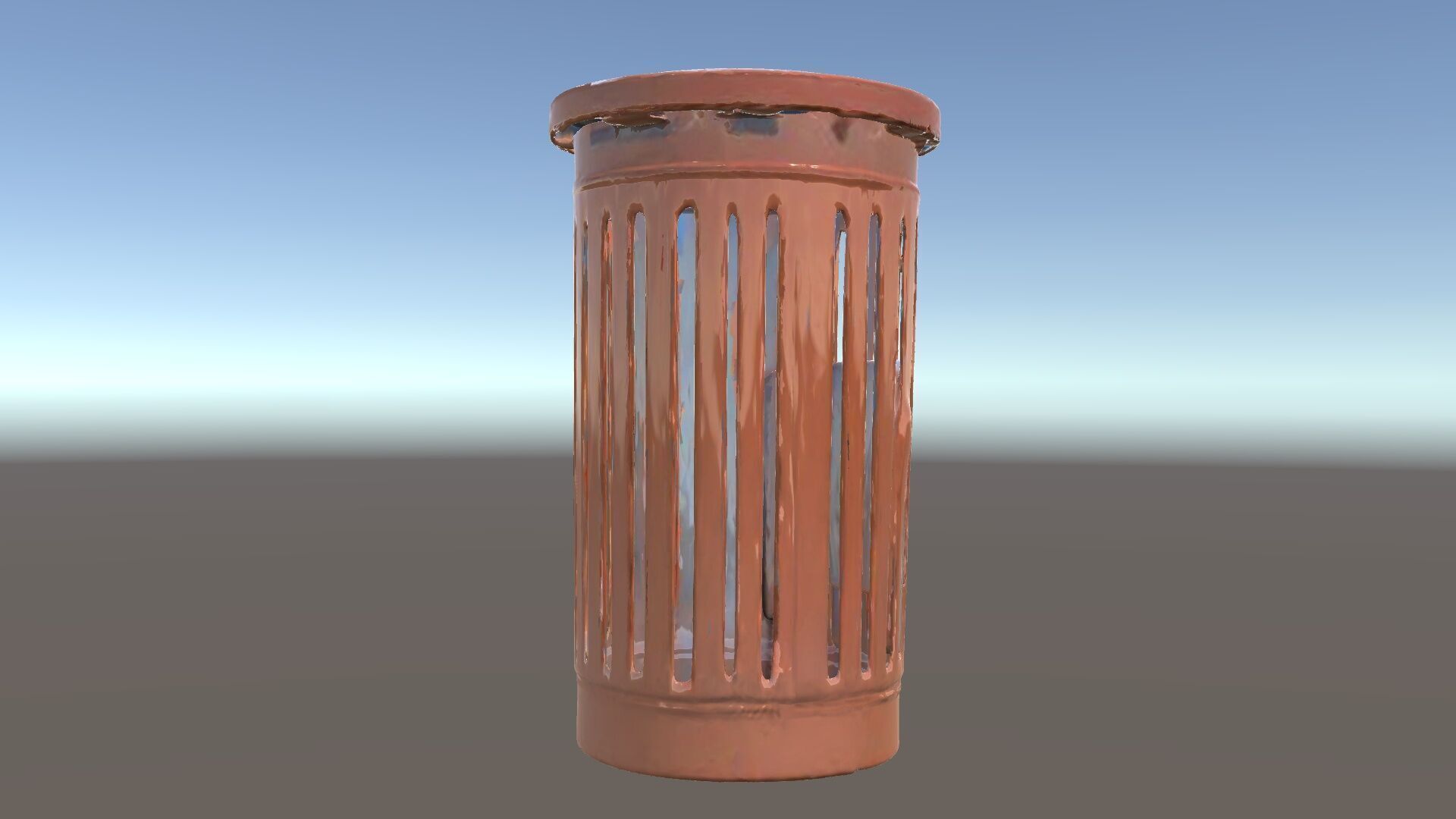 Outdoor Trash Bin Model Pack with Detailed LODs Low-poly 3D model_34