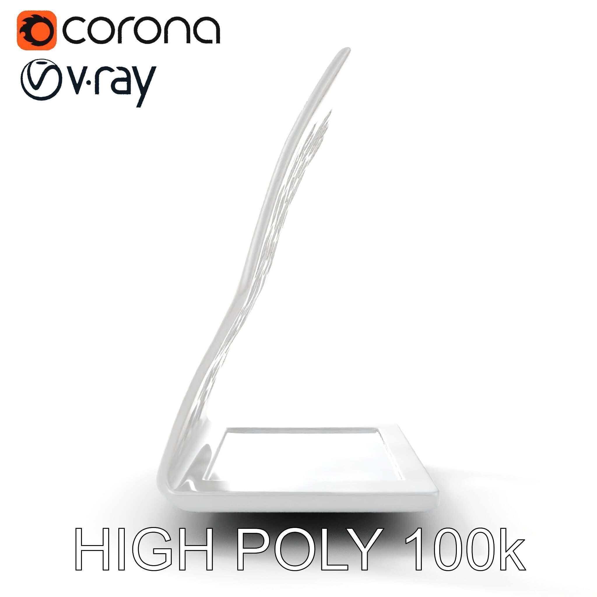 Hexagonal Metal Bookend Model Pack Low-poly 3D model_27