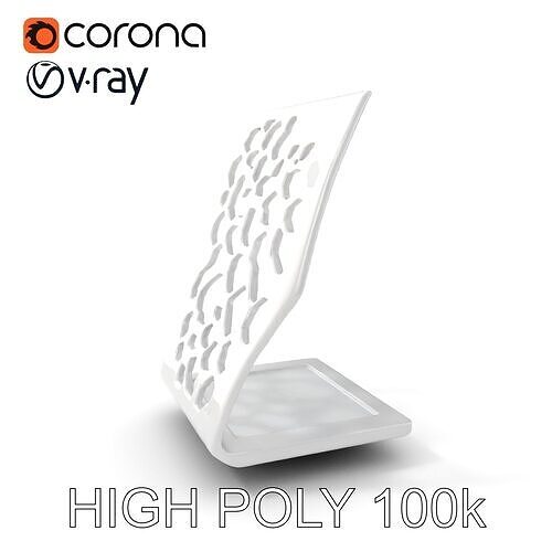 Hexagonal Metal Bookend Model Pack Low-poly 3D model