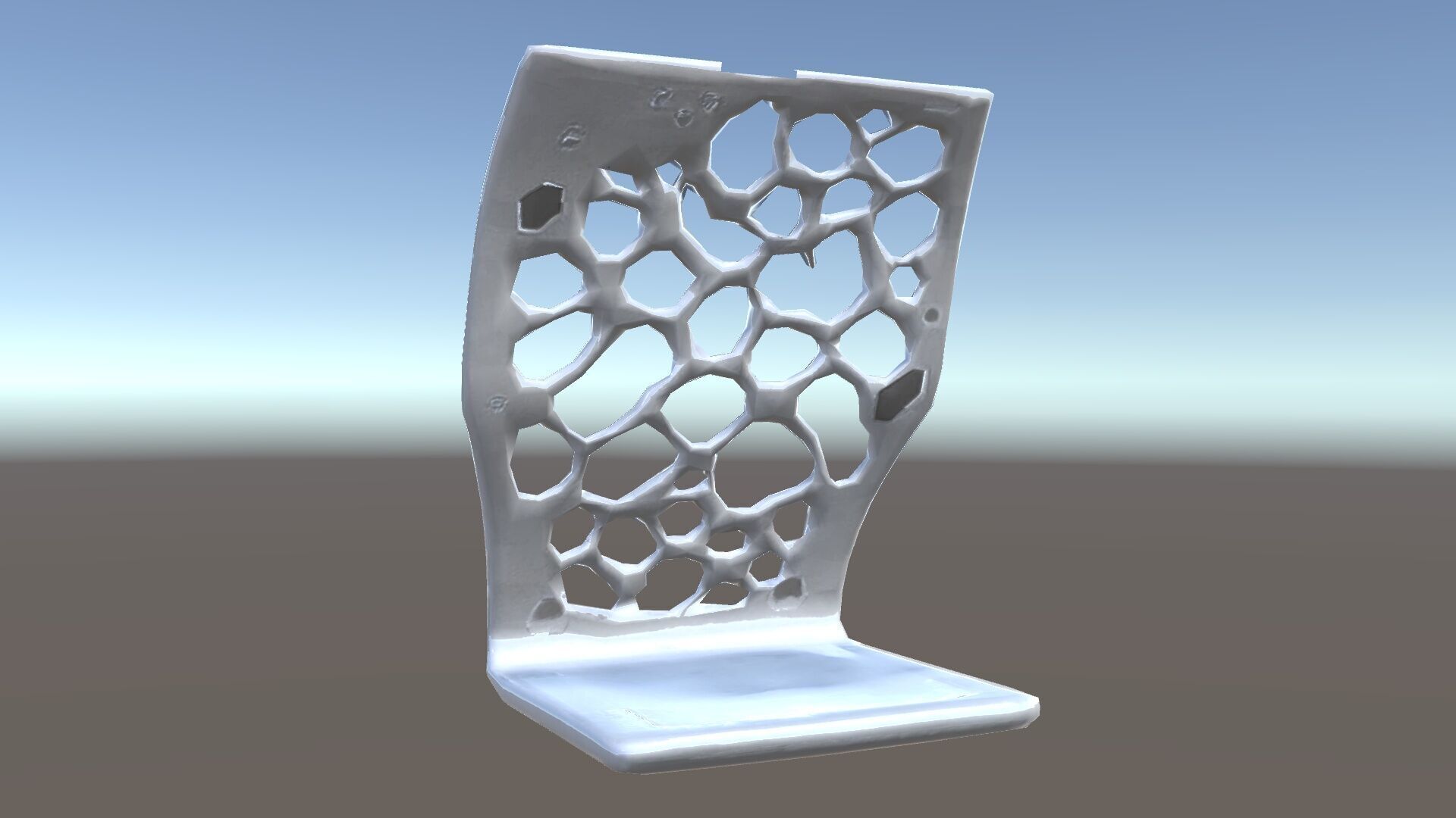 Hexagonal Metal Bookend Model Pack Low-poly 3D model_35