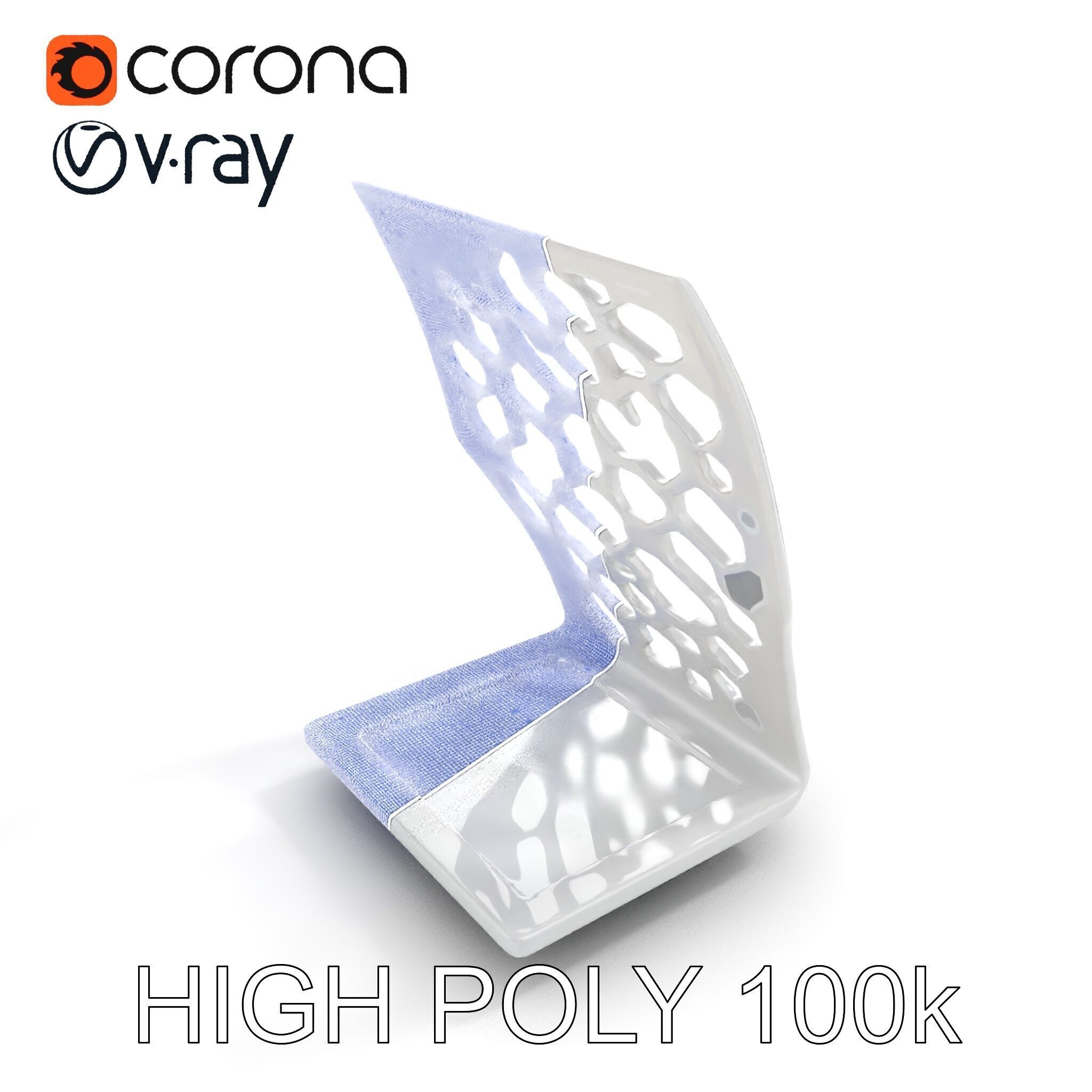 Hexagonal Metal Bookend Model Pack Low-poly 3D model_21