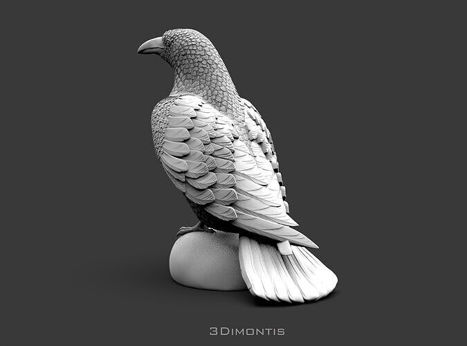 Bird Sculprture 3D print model