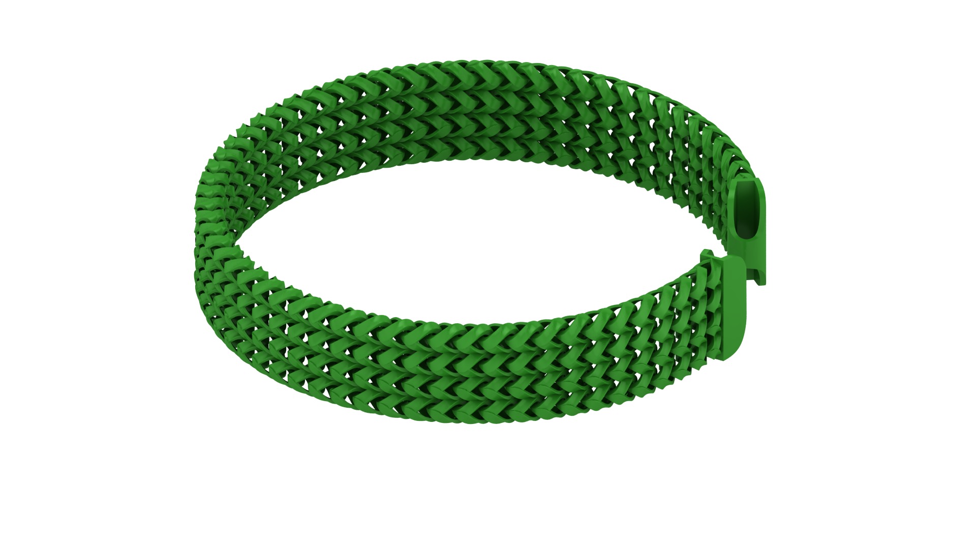 5 size  4- Line spiral Franco Cuban Chain or Bracelet 3d model 3D Model Collection_3