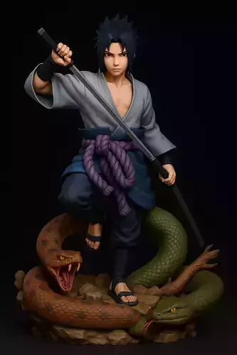 sasuke 3D print model