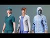 Female Medical Staff Outfit Pack for MetaHuman Low-poly 3D model_1