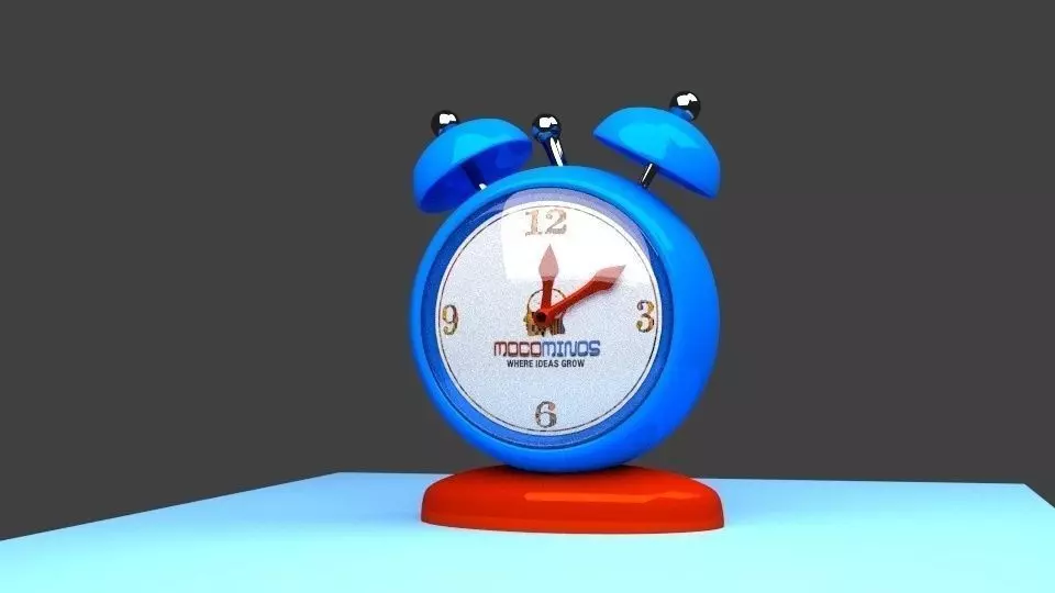Blender Animatec Clock Free 3D model_0