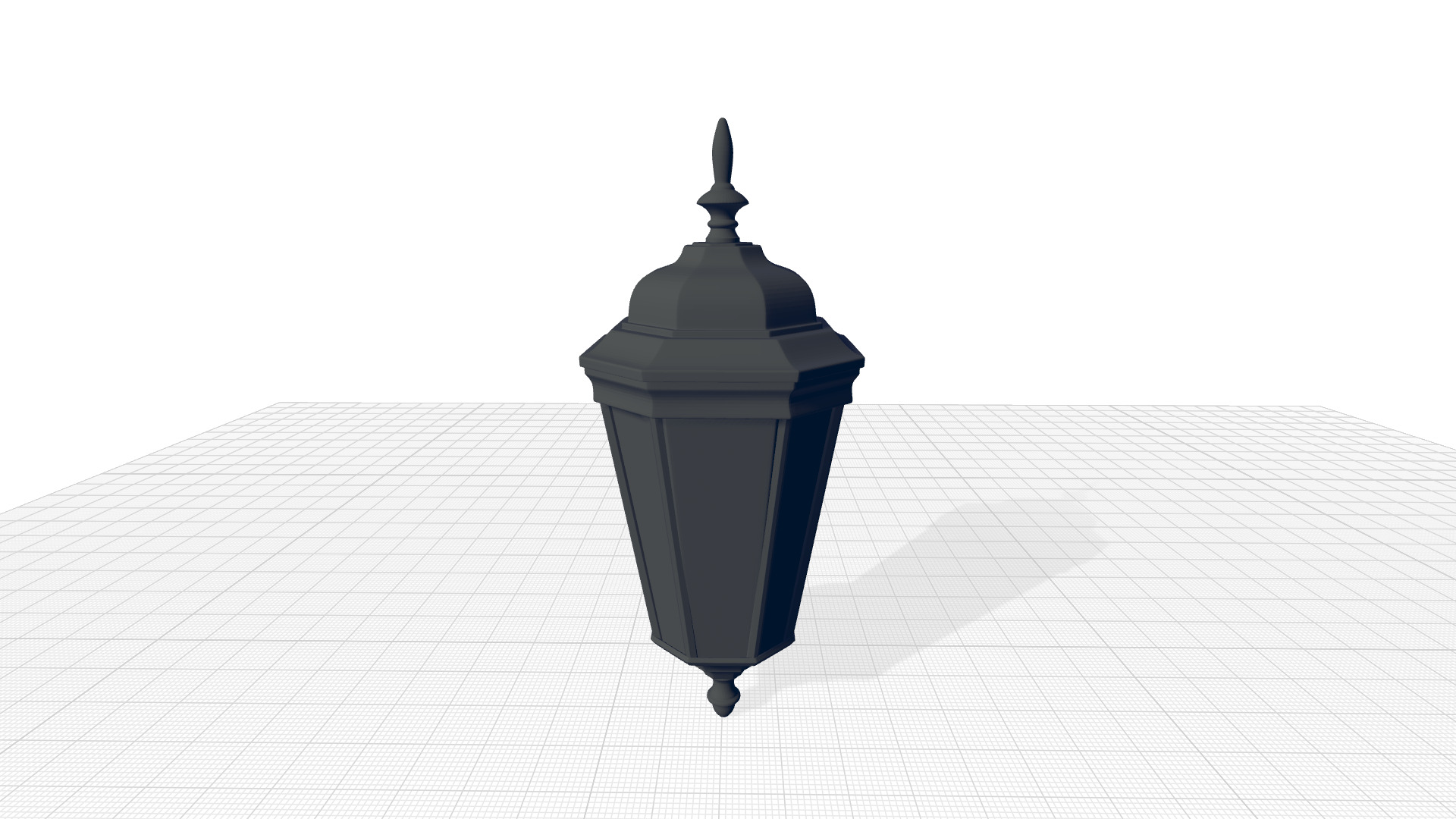 Nelligan Wall Light Low-poly 3D model_4