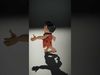 Caveman Character D Model with Multiple Animation States Low-poly 3D model_2