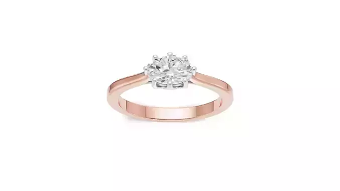 Oval Diamond Engagement Ring for Women