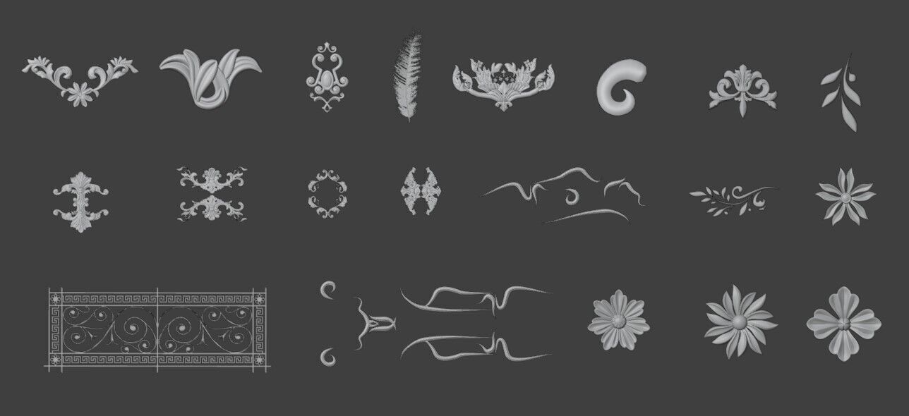 Floral Design Collection2 3D print model_1