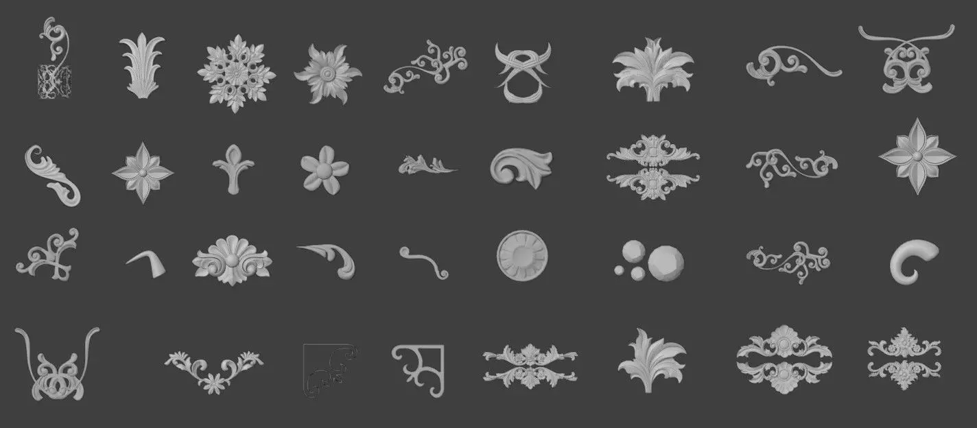 Floral Design Collection2 3D print model_0