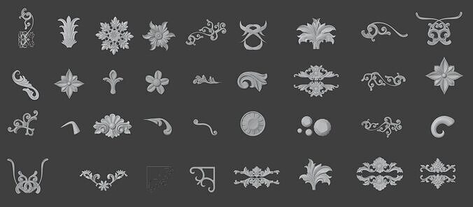 Floral Design Collection2 3D print model