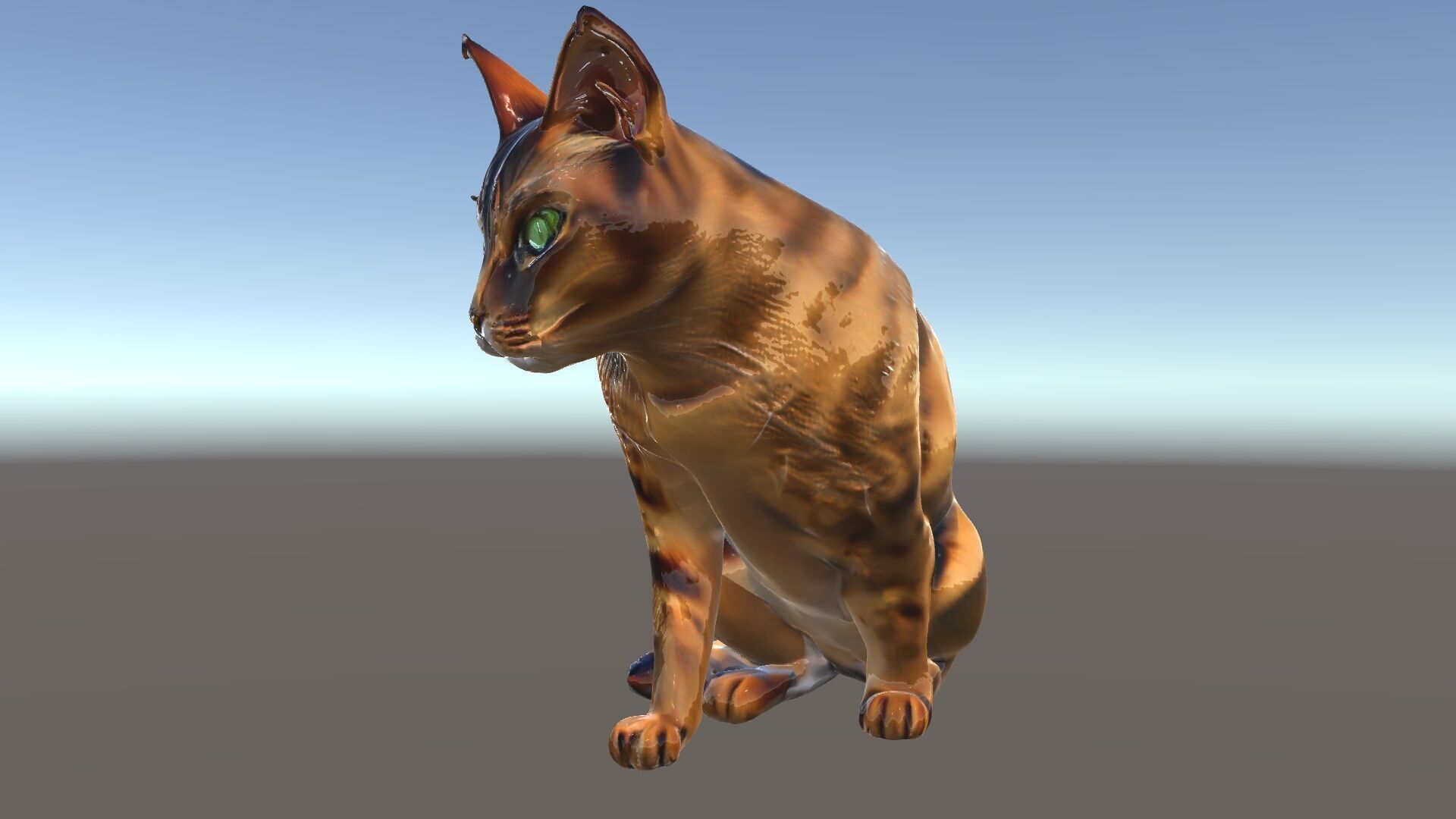 Realistic Feline D Model Pack with Detailed Textures Low-poly 3D model_34